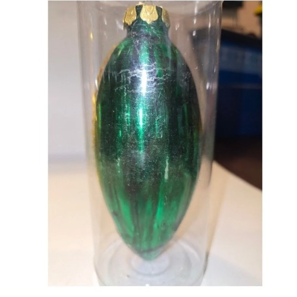 Old World Glass 1994 Vintage Banana and Corn‎ Ornaments Set of 2 Trim Trends